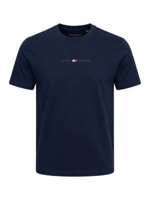 Tommy Hilfiger 100% paxta erkaklar futbolkasi